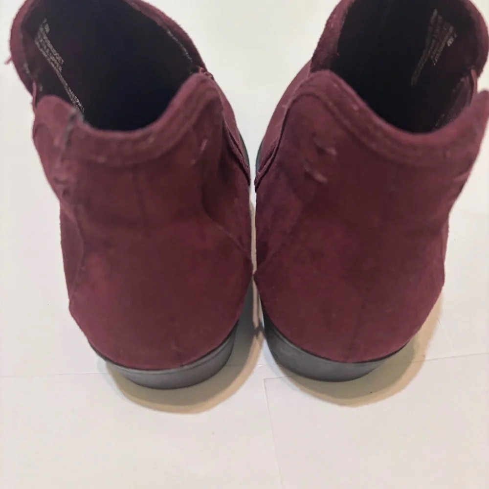 Maurices Women's Burgundy Ankle Boots